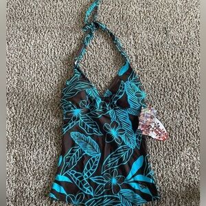 Small Hapari Swim Top Tank-ini Tie around neck